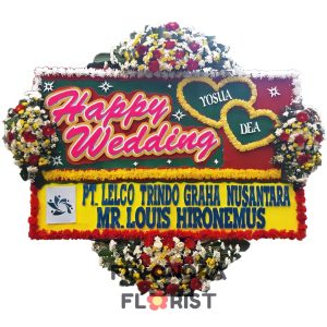 Bunga Papan Pernikahan 3
